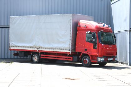 IVECO EUROCARGO ML75E15, PLACHTA, WEBASTO, EURO 2